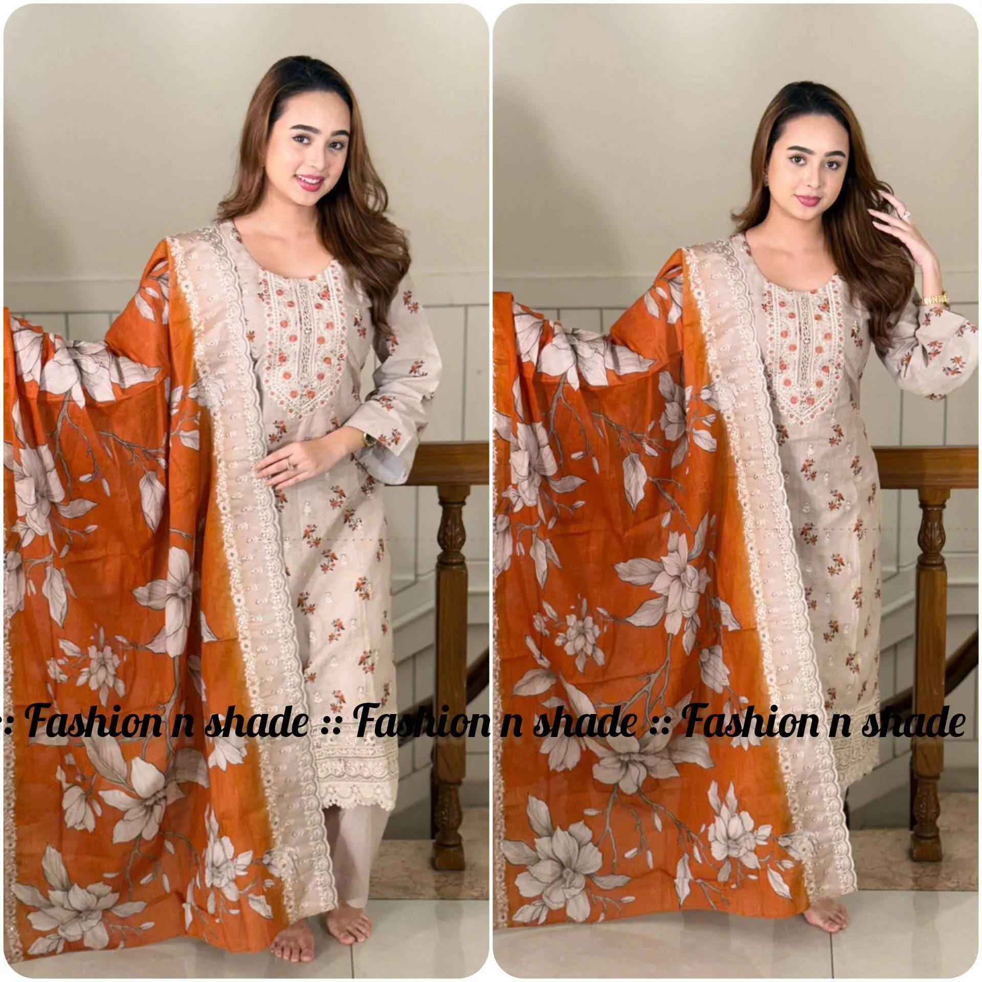 Premium Cotton Three Piece Suits image 2
